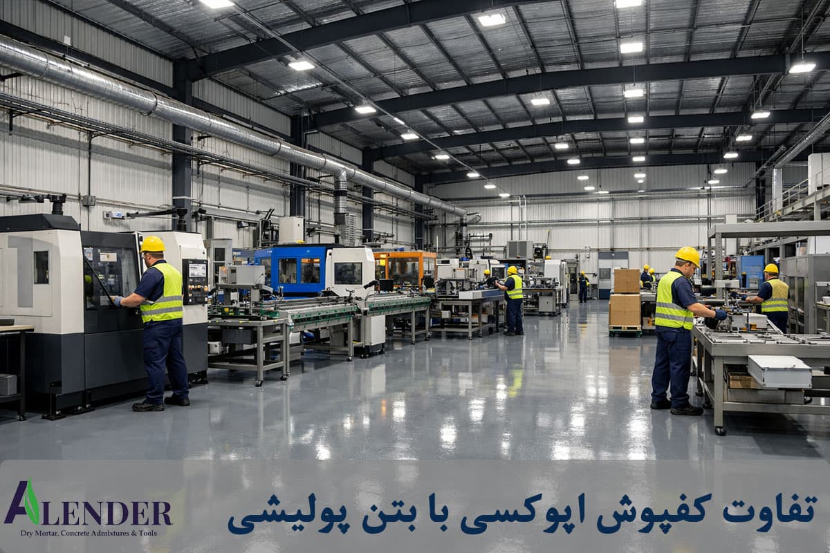 مقایسه کفپوش اپوکسی با بتن پولیشی